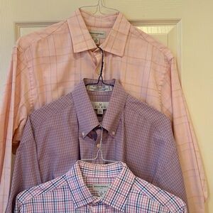 3 Men’s Button Up Dress Shirt Bundle ~ $25